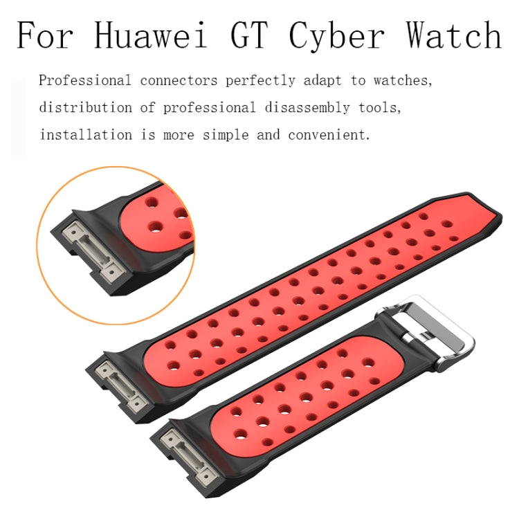 Cinturino traspirante bicolore, For Huawei Watch GT Cyber