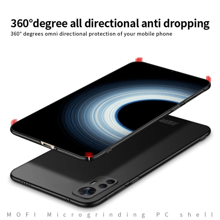 Custodia rigida ultrasottile per PC MOFI Micro Frosted, For Xiaomi 12T / Redmi K50 Ultra, For Xiaomi 12s Ultra