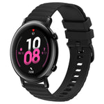 Cinturino in silicone tinta unita con motivo a pois ondulato da 20 mm, For Huawei Watch GT2 42mm, For Huawei Watch 2