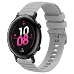 Cinturino in silicone tinta unita con motivo a pois ondulato da 20 mm, For Huawei Watch GT2 42mm, For Huawei Watch 2