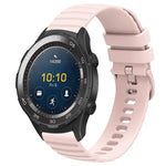 Cinturino in silicone tinta unita con motivo a pois ondulato da 20 mm, For Huawei Watch GT2 42mm, For Huawei Watch 2