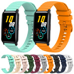 Cinturino in silicone tinta unita con motivo a pois ondulato da 20 mm, For Honor Watch ES, For Honor Magic Watch2 42mm