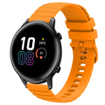 Cinturino in silicone tinta unita con motivo a pois ondulato da 20 mm, For Honor Watch ES, For Honor Magic Watch2 42mm