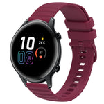 Cinturino in silicone tinta unita con motivo a pois ondulato da 20 mm, For Honor Watch ES, For Honor Magic Watch2 42mm
