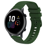 Cinturino in silicone tinta unita con motivo a pois ondulato da 20 mm, For Honor Watch ES, For Honor Magic Watch2 42mm