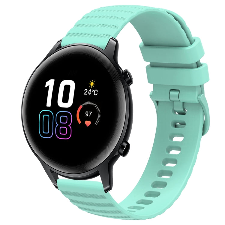 Cinturino in silicone tinta unita con motivo a pois ondulato da 20 mm, For Honor Watch ES, For Honor Magic Watch2 42mm