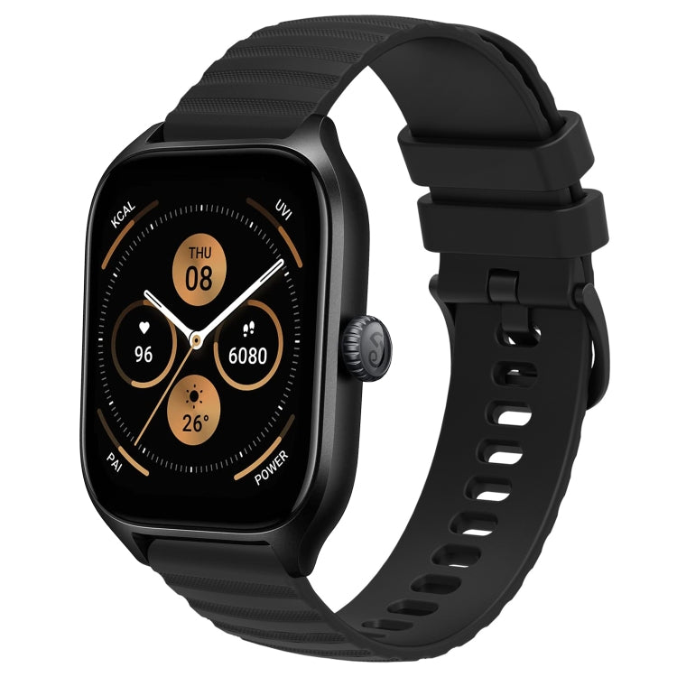 Cinturino in silicone tinta unita con motivo a pois ondulato da 20 mm, For Amazfit GTS 4, For Amazfit GTS 3