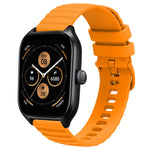 Cinturino in silicone tinta unita con motivo a pois ondulato da 20 mm, For Amazfit GTS 4, For Amazfit GTS 3