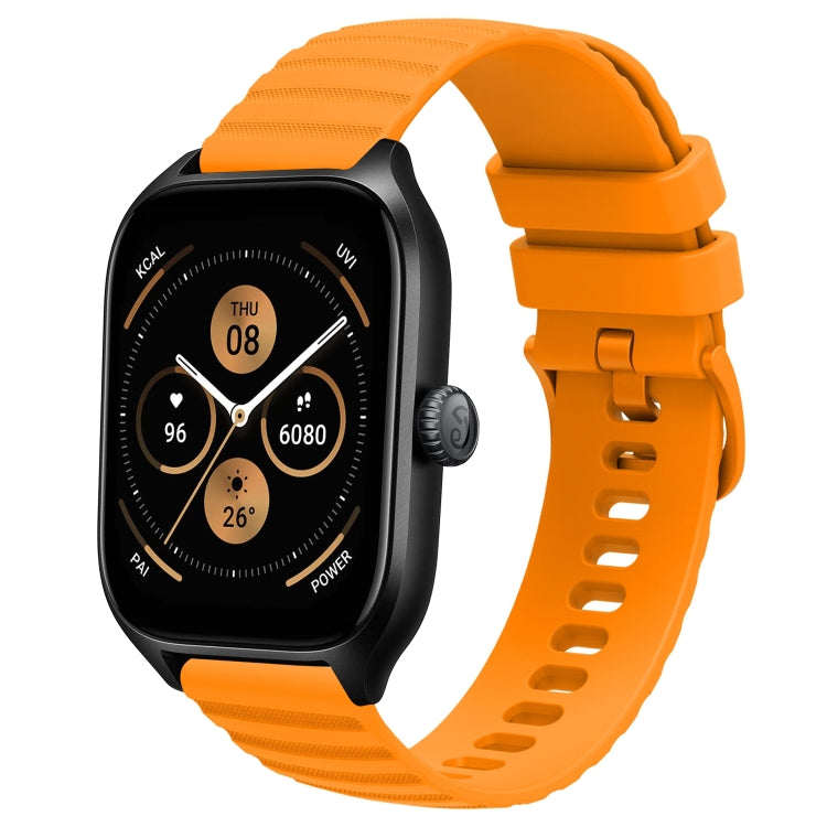 Cinturino in silicone tinta unita con motivo a pois ondulato da 20 mm, For Amazfit GTS 4, For Amazfit GTS 3