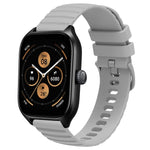 Cinturino in silicone tinta unita con motivo a pois ondulato da 20 mm, For Amazfit GTS 4, For Amazfit GTS 3