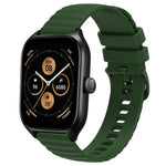 Cinturino in silicone tinta unita con motivo a pois ondulato da 20 mm, For Amazfit GTS 4, For Amazfit GTS 3