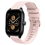 Cinturino in silicone tinta unita con motivo a pois ondulato da 20 mm, For Amazfit GTS 4, For Amazfit GTS 3