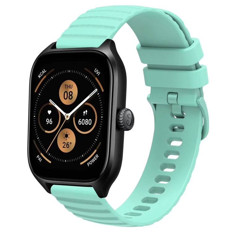 Cinturino in silicone tinta unita con motivo a pois ondulato da 20 mm, For Amazfit GTS 4, For Amazfit GTS 3