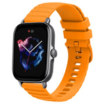Cinturino in silicone tinta unita con motivo a pois ondulato da 20 mm, For Amazfit GTS 4, For Amazfit GTS 3