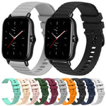 Cinturino in silicone tinta unita con motivo a pois ondulato da 20 mm, For Amazfit GTS 2E, For Amazfit GTS 2 Mini