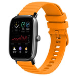 Cinturino in silicone tinta unita con motivo a pois ondulato da 20 mm, For Amazfit GTS 2E, For Amazfit GTS 2 Mini