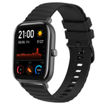 Cinturino in silicone tinta unita con motivo a pois ondulato da 20 mm, For Amazfit GTS 2, For Amazfit GTS