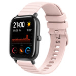 Cinturino in silicone tinta unita con motivo a pois ondulato da 20 mm, For Amazfit GTS 2, For Amazfit GTS