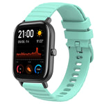 Cinturino in silicone tinta unita con motivo a pois ondulato da 20 mm, For Amazfit GTS 2, For Amazfit GTS