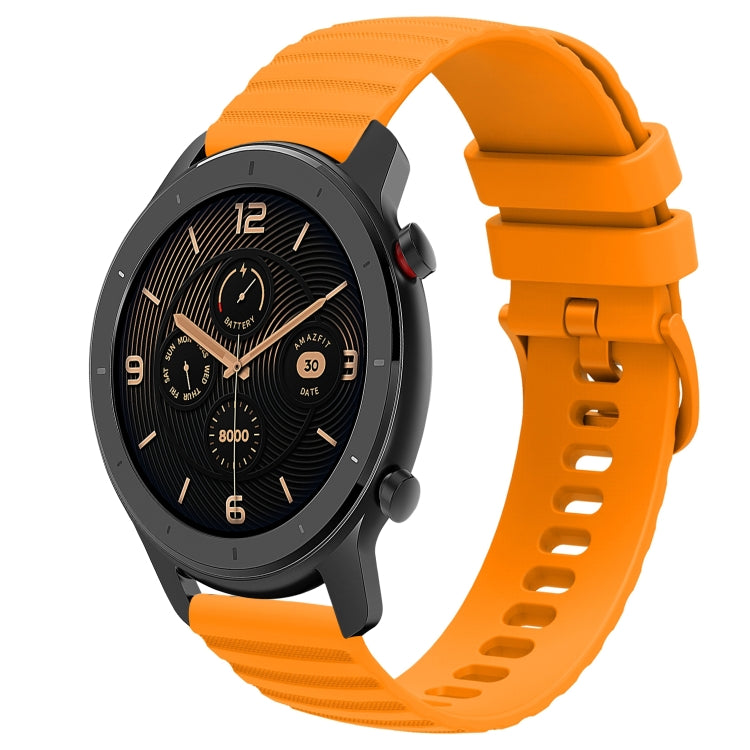Cinturino in silicone tinta unita con motivo a pois ondulato da 20 mm, For Amazfit GTR 42MM, For Amazfit Pop Pro