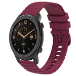 Cinturino in silicone tinta unita con motivo a pois ondulato da 20 mm, For Amazfit GTR 42MM, For Amazfit Pop Pro