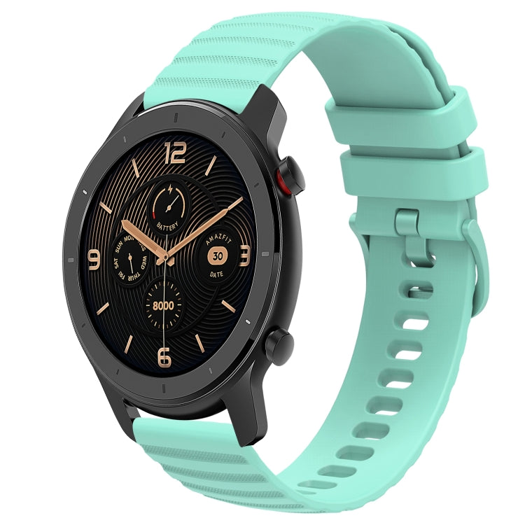 Cinturino in silicone tinta unita con motivo a pois ondulato da 20 mm, For Amazfit GTR 42MM, For Amazfit Pop Pro