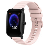 Cinturino in silicone tinta unita con motivo a pois ondulato da 20 mm, For Amazfit GTR 42MM, For Amazfit Pop Pro