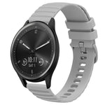 Cinturino in silicone tinta unita con motivo a pois ondulato da 20 mm, For Garmin Vivomove Sport, For Garmin Venu 2 Plus