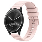 Cinturino in silicone tinta unita con motivo a pois ondulato da 20 mm, For Garmin Vivomove Sport, For Garmin Venu 2 Plus