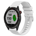 Cinturino in silicone tinta unita con motivo a pois ondulato da 20 mm, For Garmin Approach S40, For Garmin Forerunner 158