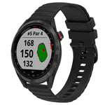 Cinturino in silicone tinta unita con motivo a pois ondulato da 20 mm, For Garmin Approach S40, For Garmin Forerunner 158