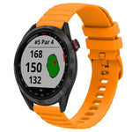Cinturino in silicone tinta unita con motivo a pois ondulato da 20 mm, For Garmin Approach S40, For Garmin Forerunner 158