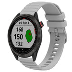 Cinturino in silicone tinta unita con motivo a pois ondulato da 20 mm, For Garmin Approach S40, For Garmin Forerunner 158
