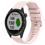 Cinturino in silicone tinta unita con motivo a pois ondulato da 20 mm, For Garmin Approach S40, For Garmin Forerunner 158