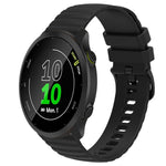 Cinturino in silicone tinta unita con motivo a pois ondulato da 20 mm, For Garmin Approach S40, For Garmin Forerunner 158
