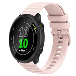 Cinturino in silicone tinta unita con motivo a pois ondulato da 20 mm, For Garmin Approach S40, For Garmin Forerunner 158