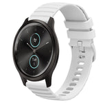 Cinturino in silicone tinta unita con motivo a pois ondulato da 20 mm, For Garminmove Style, For Garmin Forerunner 645 Music