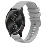 Cinturino in silicone tinta unita con motivo a pois ondulato da 20 mm, For Garminmove Style, For Garmin Forerunner 645 Music