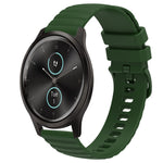 Cinturino in silicone tinta unita con motivo a pois ondulato da 20 mm, For Garminmove Style, For Garmin Forerunner 645 Music