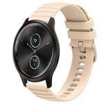 Cinturino in silicone tinta unita con motivo a pois ondulato da 20 mm, For Garminmove Style, For Garmin Forerunner 645 Music