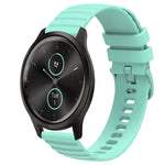 Cinturino in silicone tinta unita con motivo a pois ondulato da 20 mm, For Garminmove Style, For Garmin Forerunner 645 Music