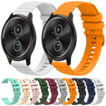 Cinturino in silicone tinta unita con motivo a pois ondulato da 20 mm, For Garminmove Style, For Garmin Forerunner 645 Music