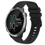 Cinturino in silicone tinta unita con motivo a pois ondulato da 20 mm, For Garminmove Style, For Garmin Forerunner 645 Music