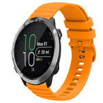 Cinturino in silicone tinta unita con motivo a pois ondulato da 20 mm, For Garminmove Style, For Garmin Forerunner 645 Music