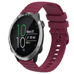Cinturino in silicone tinta unita con motivo a pois ondulato da 20 mm, For Garminmove Style, For Garmin Forerunner 645 Music