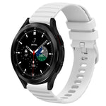 Cinturino in silicone tinta unita con motivo a pois ondulato da 20 mm, For Samsung  Galaxy Watch 4 Classic 42mm, For Samsung  Galaxy Watch 4 Classic 46mm