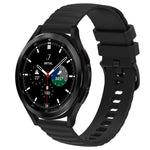Cinturino in silicone tinta unita con motivo a pois ondulato da 20 mm, For Samsung  Galaxy Watch 4 Classic 42mm, For Samsung  Galaxy Watch 4 Classic 46mm