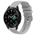 Cinturino in silicone tinta unita con motivo a pois ondulato da 20 mm, For Samsung  Galaxy Watch 4 Classic 42mm, For Samsung  Galaxy Watch 4 Classic 46mm