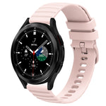 Cinturino in silicone tinta unita con motivo a pois ondulato da 20 mm, For Samsung  Galaxy Watch 4 Classic 42mm, For Samsung  Galaxy Watch 4 Classic 46mm