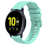 Cinturino in silicone tinta unita con motivo a pois ondulato da 20 mm, For Samsung Galaxy Watch Active 2 40mm, For Samsung Galaxy Watch Active 2 44mm